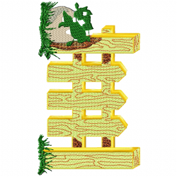 Garden Barriers Embroidery Design 7